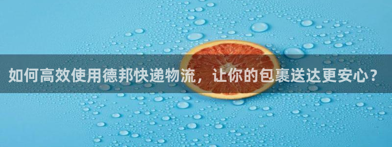 多多28登录：如何高效使用德邦快递物